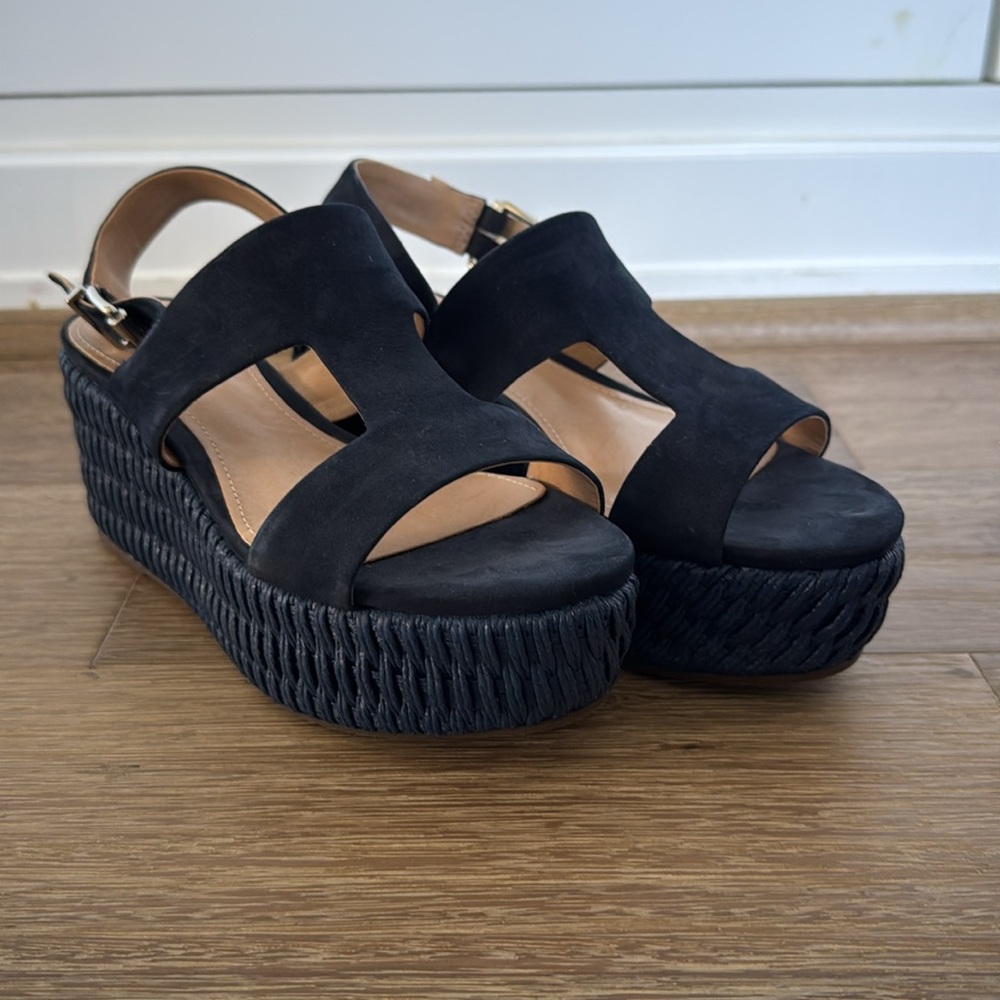 SCHUTZ l Sandal Platform Blue - Picture 4 of 5